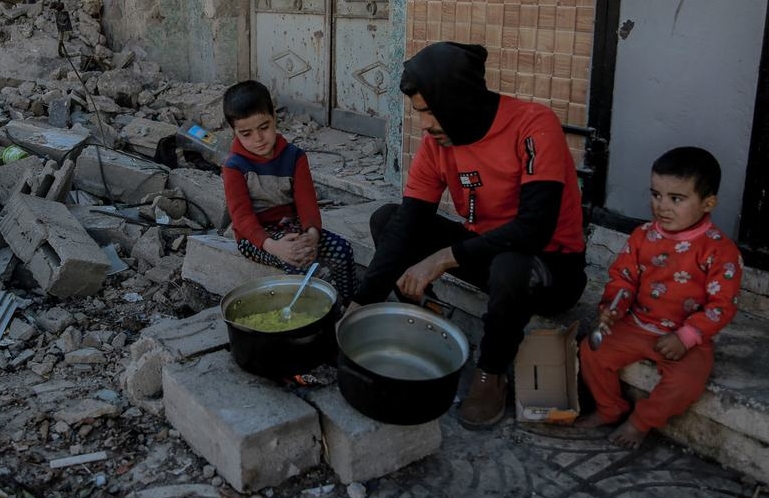 Febrero registra una reducción del 50% de ayuda humanitaria que entra en Gaza