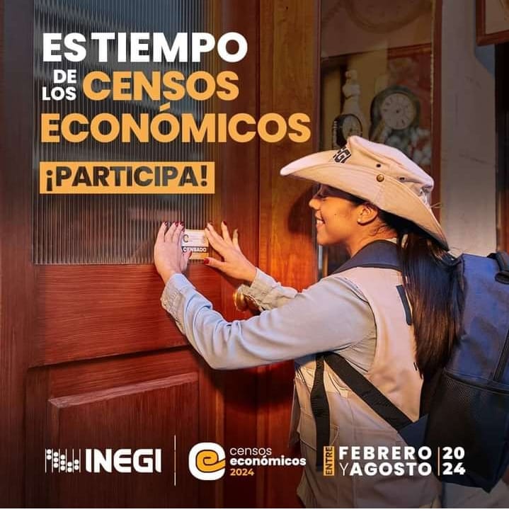 INEGI llevará a cabo censos económicos 2024