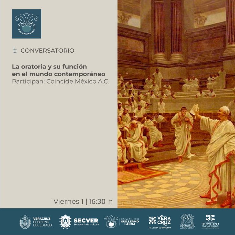 Realizan el conversatorio “La oratoria y su función en el mundo contemporáneo”