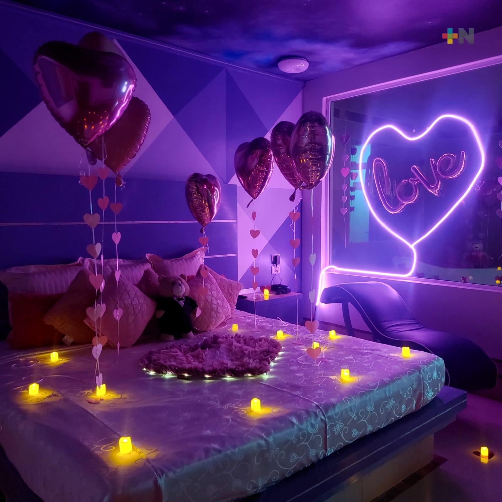 Moteles en Xalapa ofrecen decoraciones especiales este 14 de febrero