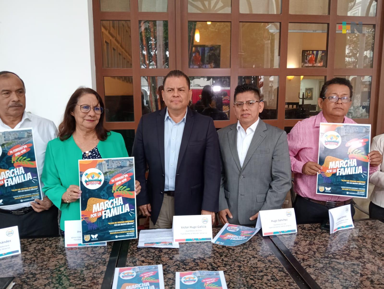 Convocan a la ‘Marcha por la familia’ en Veracruz