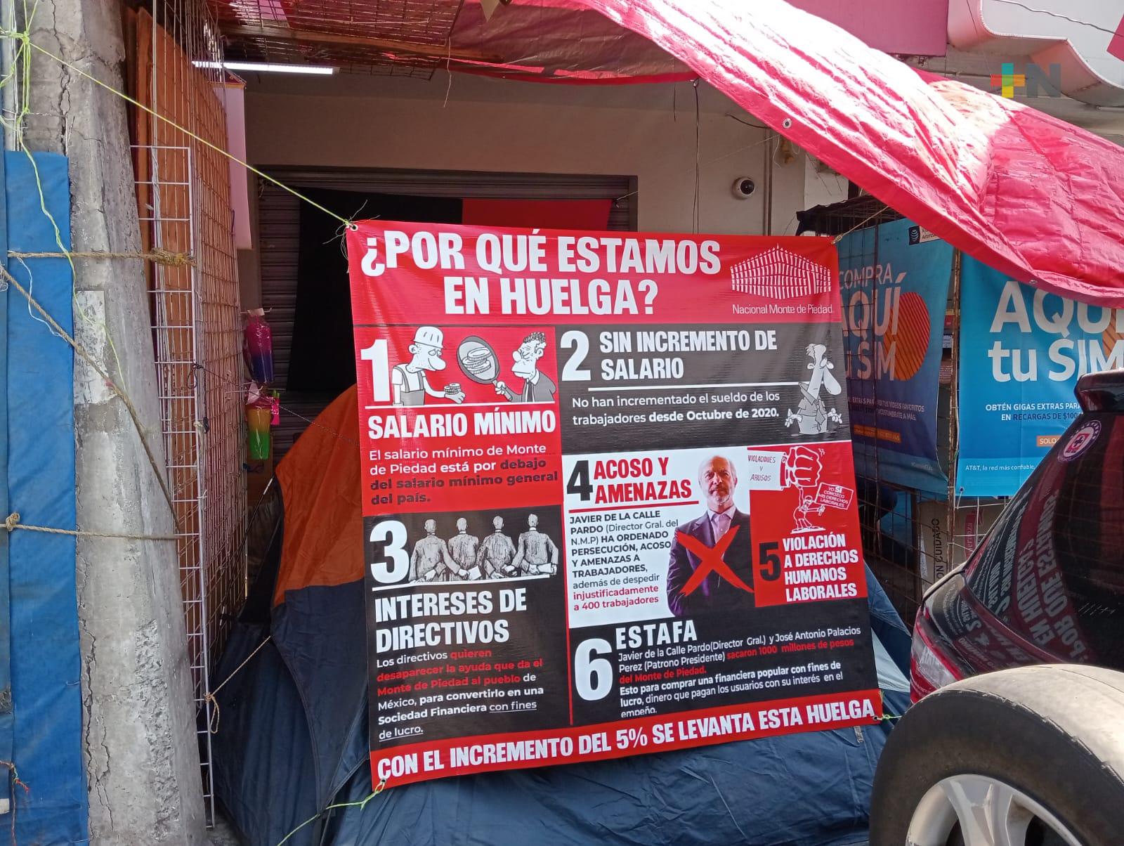 Ante huelga en Monte de Piedad, informan de opciones para efectuar pagos y refrendos