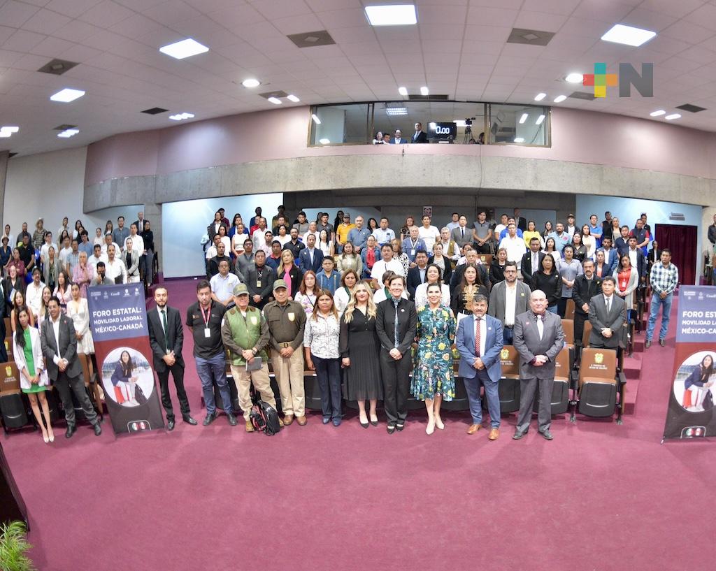 En el Congreso, Foro de Movilidad Laboral México-Canadá