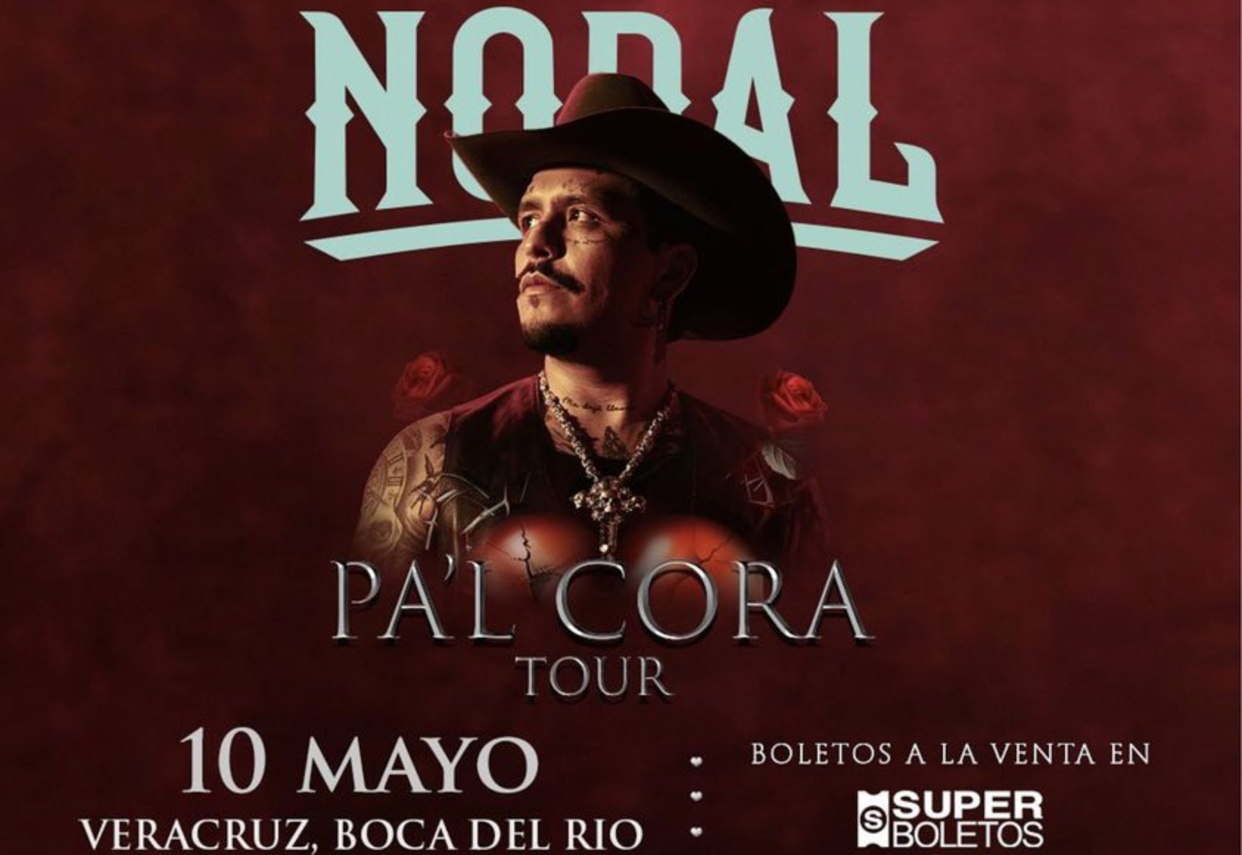 Christian Nodal regresa a Veracruz el próximo 10 de mayo