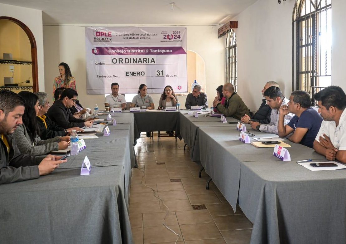 En Tantoyuca, OPLE avanza en trabajos de cara al proceso electoral