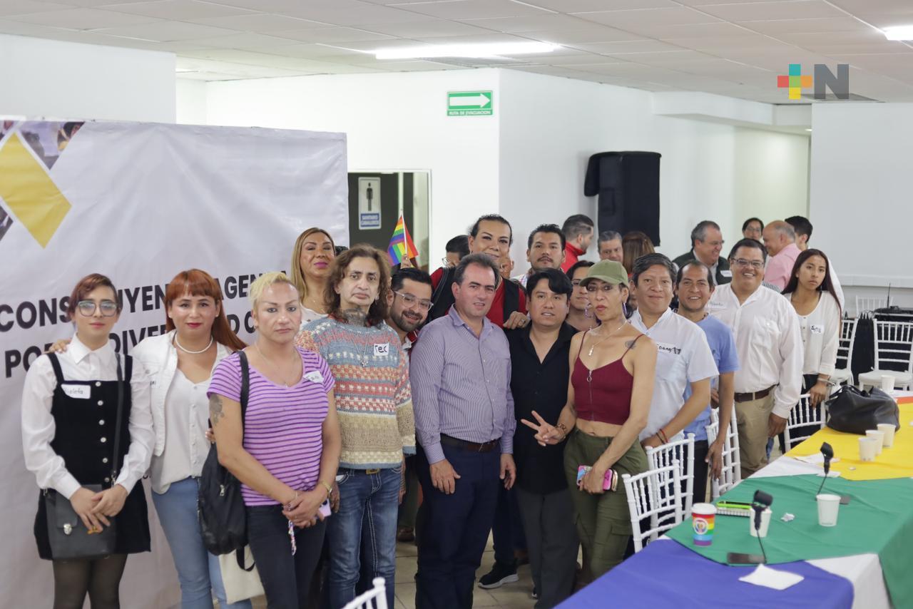 Pepe Yunes se reúne con integrantes de la comunidad LGBTTIQ+ del Estado