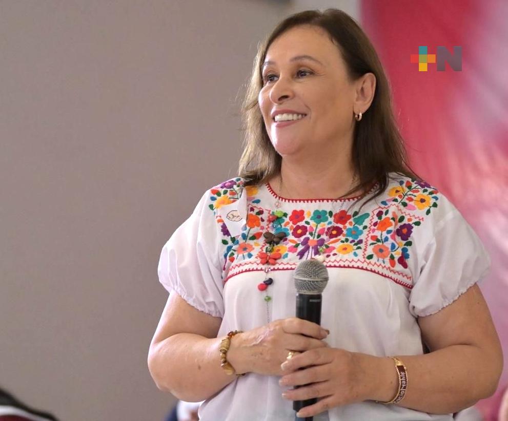 Vamos a cerrar muy fuerte la precampaña en Alvarado: Rocío Nahle