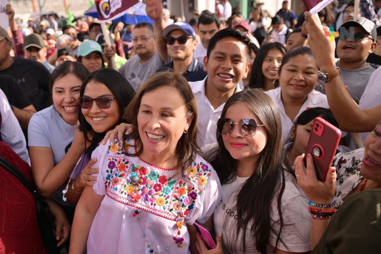 Unidos y organizados vamos a dar continuidad a la 4T: Rocío Nahle