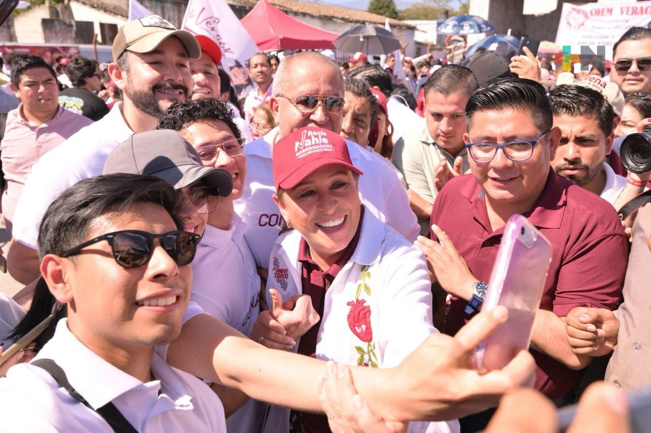 Morena apuesta al relevo generacional, jóvenes son protagonistas del cambio: Rocío Nahle