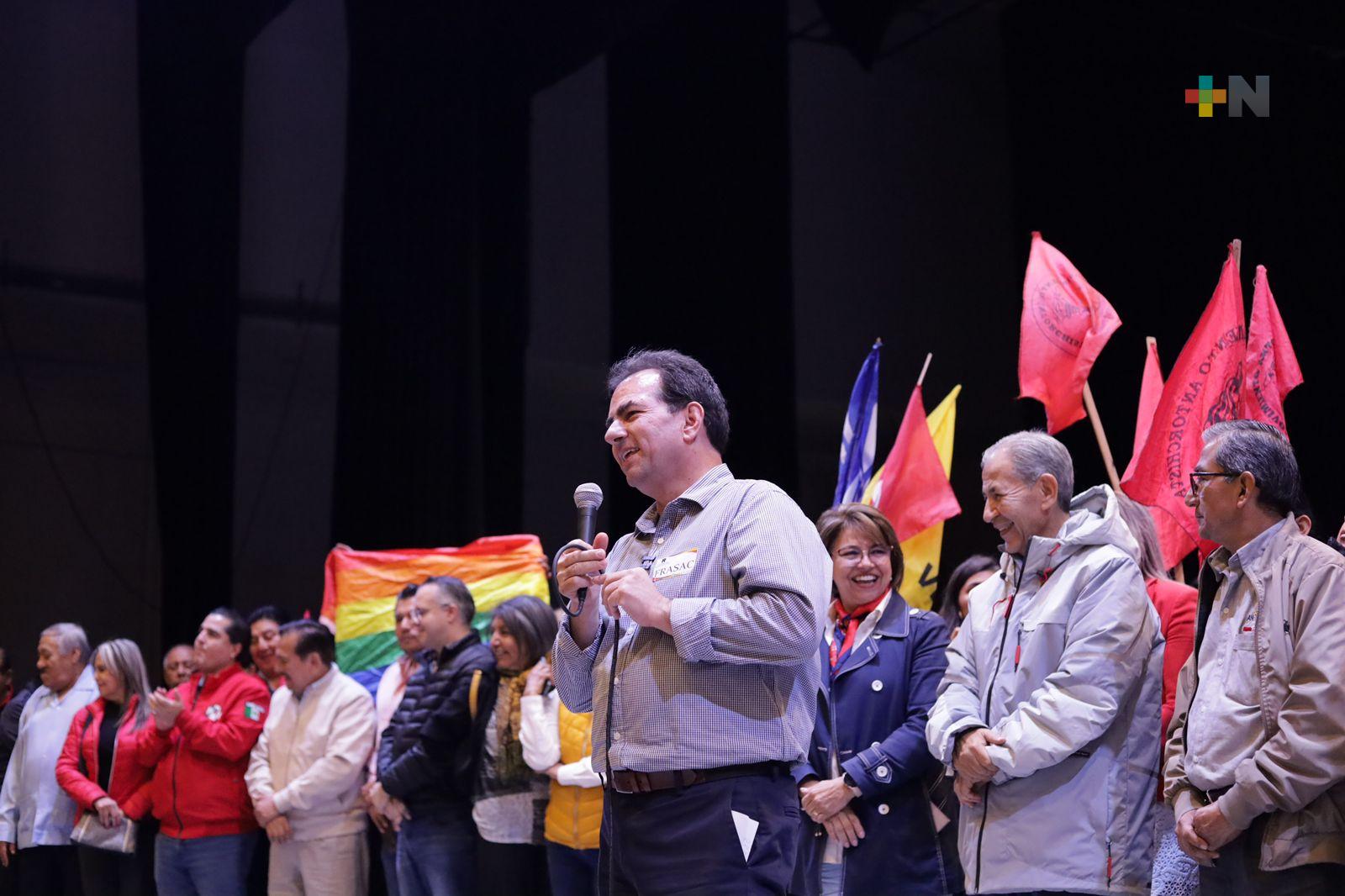 José Yunes Zorrilla cierra precampaña en Xalapa