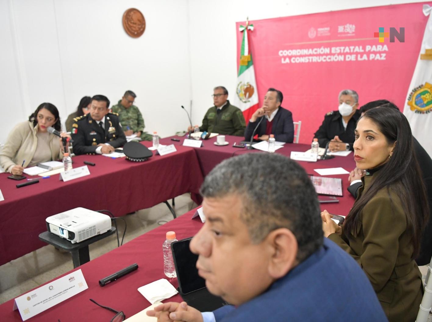 En instalaciones de «El Lencero» sesiona la Mesa para Construcción de la Paz