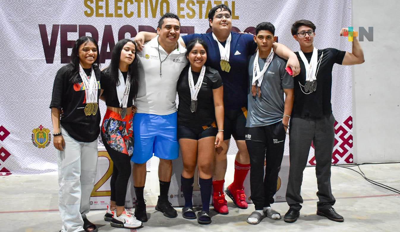 Conformada selección de pesas que representará a Veracruz en Macroregionales