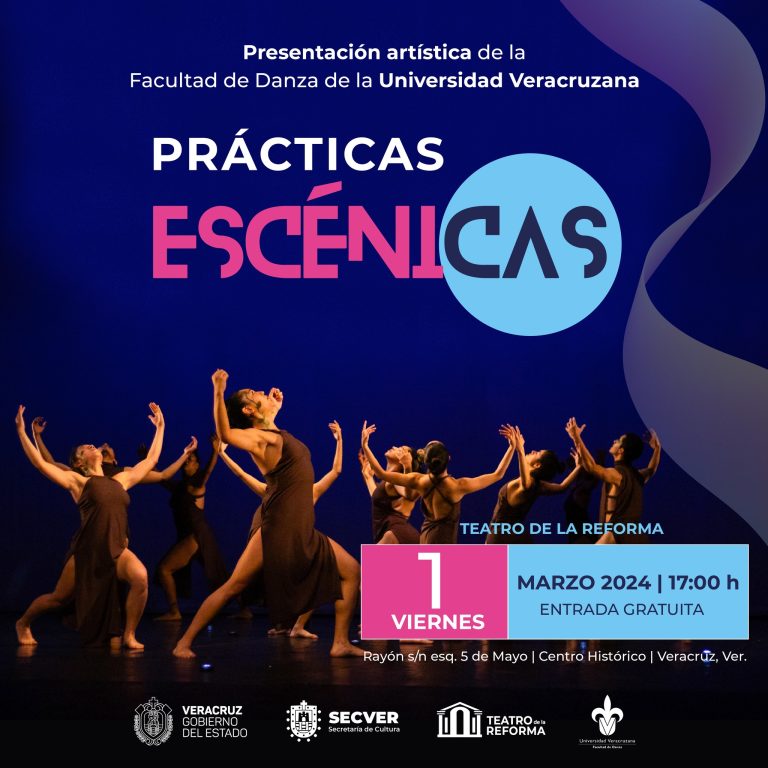 Secver y Facultad de Danza UV presentan Prácticas escénicas en el Teatro de la Reforma