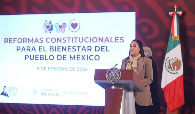 Presenta secretaria Ariadna Montiel, reformas constitucionales para el bienestar del pueblo