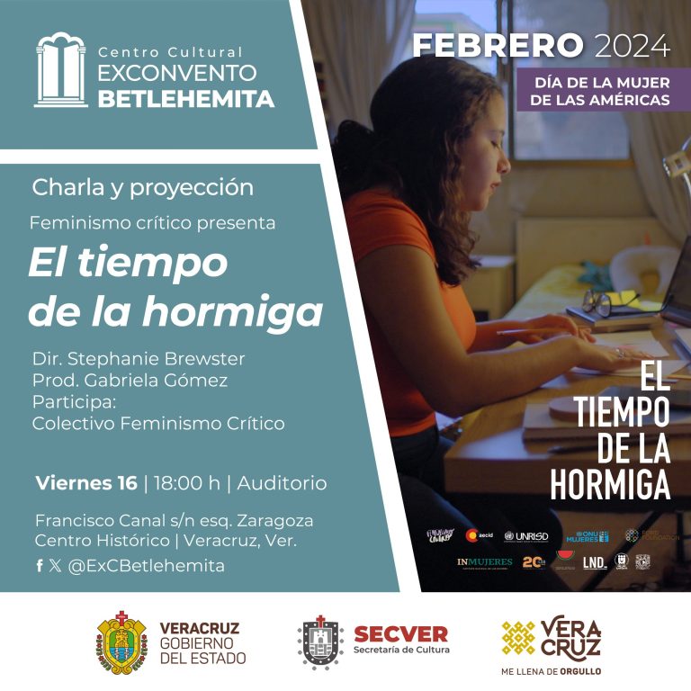 Estrenan la película El tiempo de la hormiga en el Exconvento Betlehemita