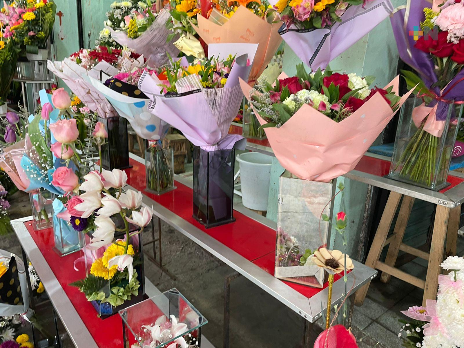 Florerías de Xalapa esperan ventas de un 200 por ciento por Día de San Valentín