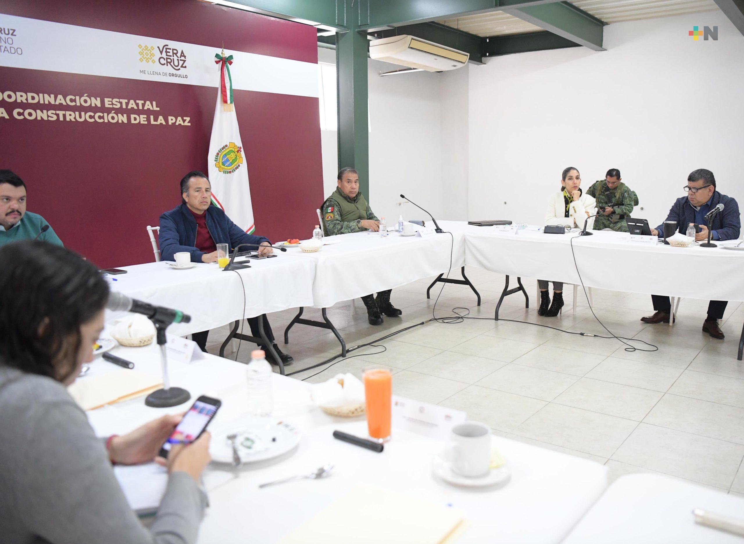 En Emiliano Zapata sesiona la Mesa para la Construcción de la Paz