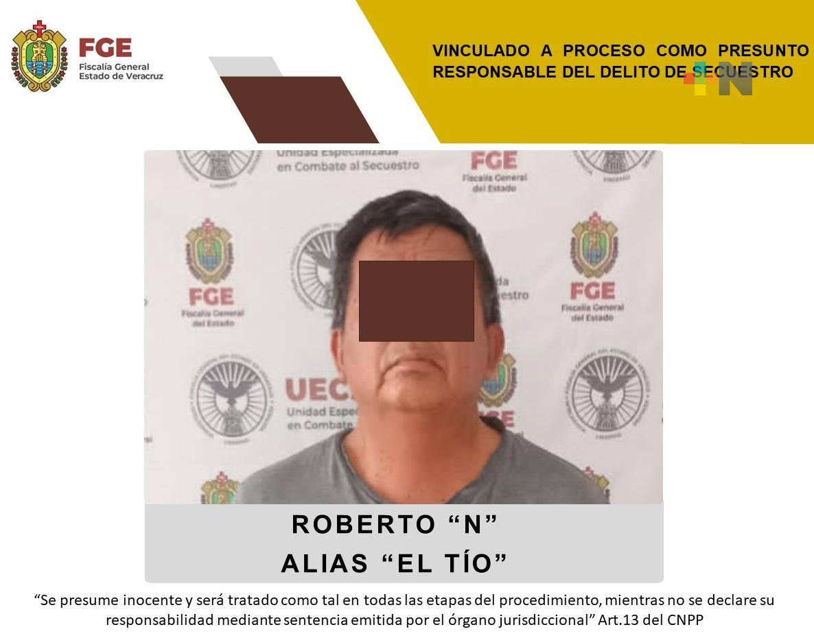Roberto «N» alías «El Tío» vinculado a proceso como presunto responsable de secuestro