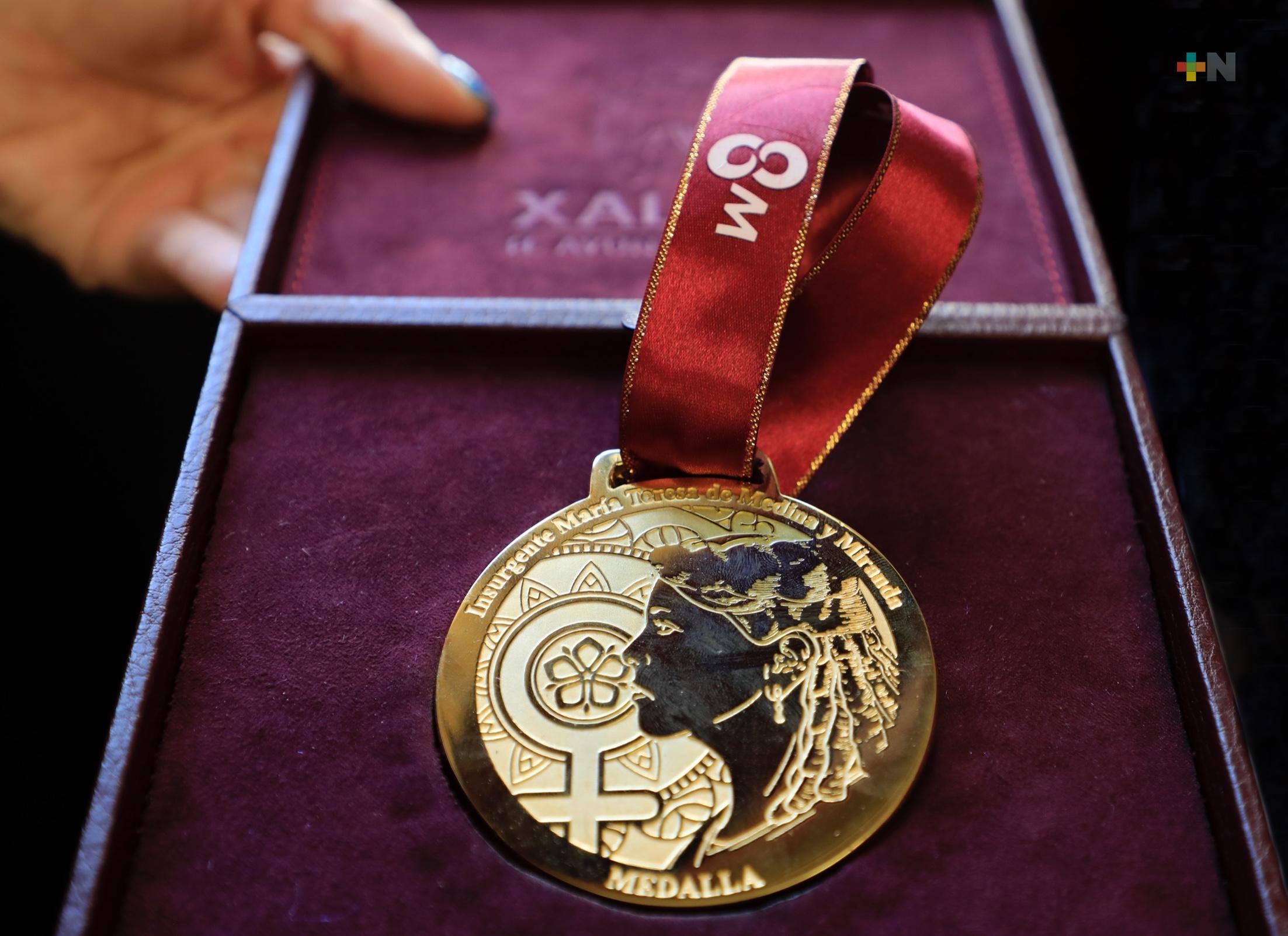 Convoca IMMX a la Medalla Insurgente «María Teresa de Medina y Miranda»