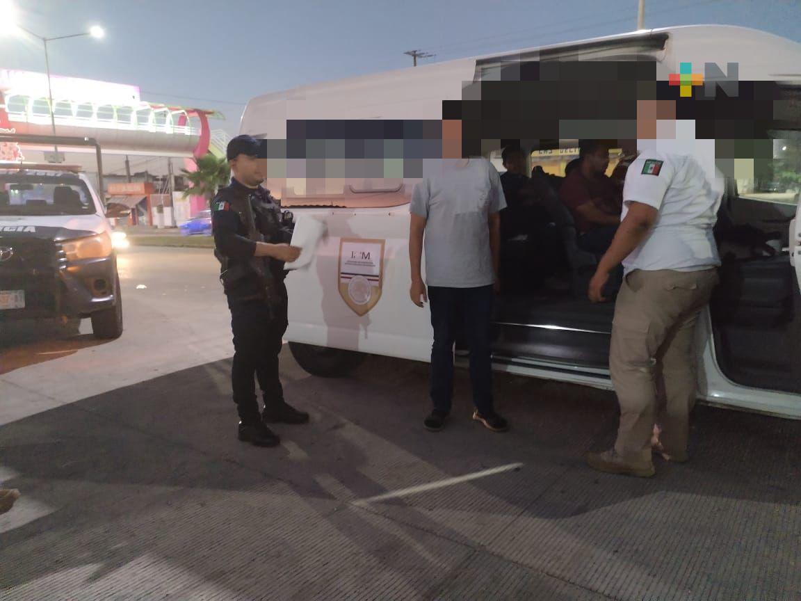 Resguarda SSP a 58 personas de origen extranjero en siete municipios