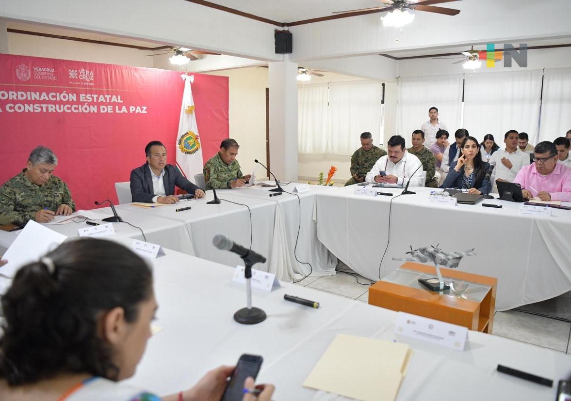 En base aeronaval de Veracruz sesionó la Mesa de Coesconpaz