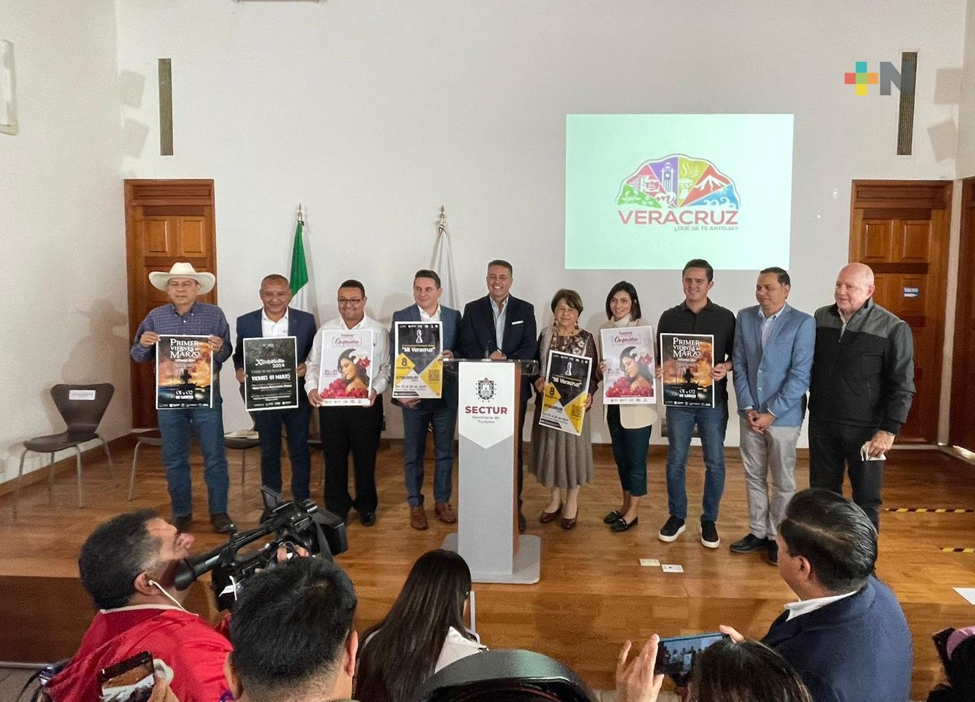 Sectur Veracruz anunció cuatro eventos de manera simultánea
