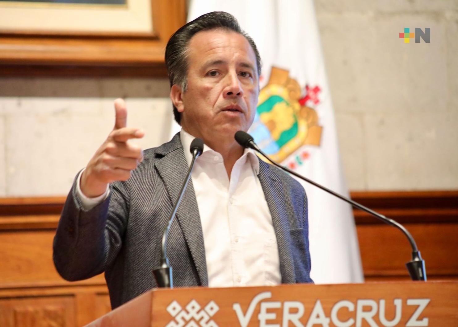A Veracruz la SCJN nos trae de encargo: responde Cuitláhuac García ante liberación de delincuentes