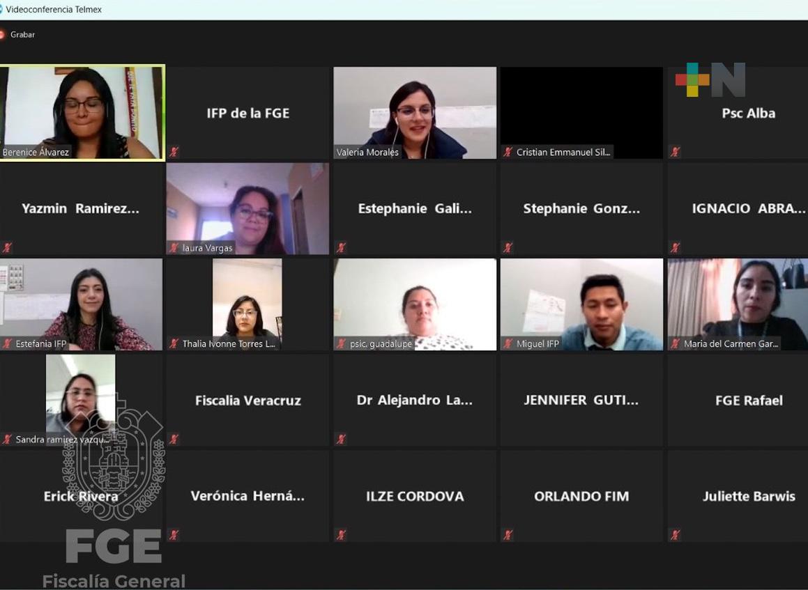 FGE imparte curso de profesionalización en materia de investigación y persecución penal del delito de tortura