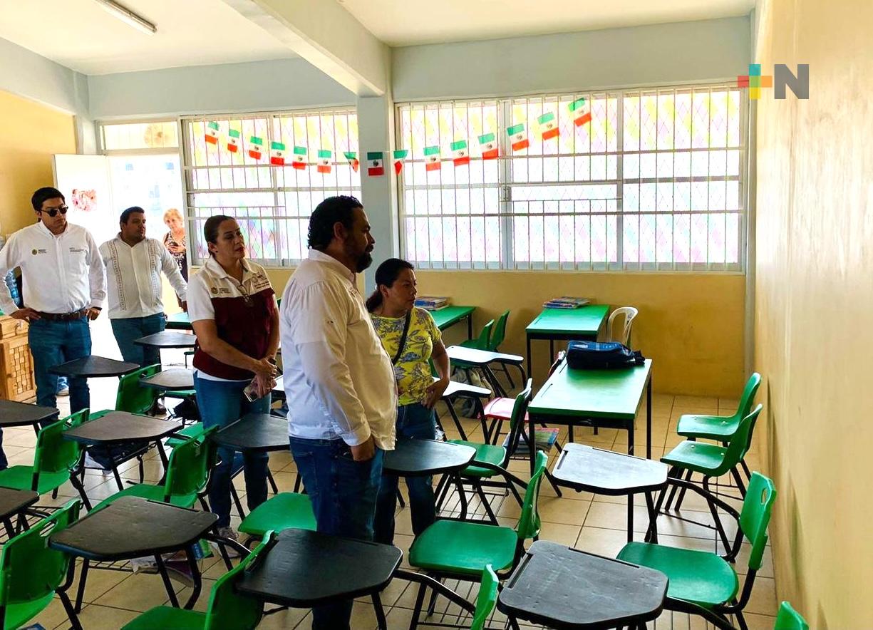 Atiende SEV daños de la primaria Armada de México