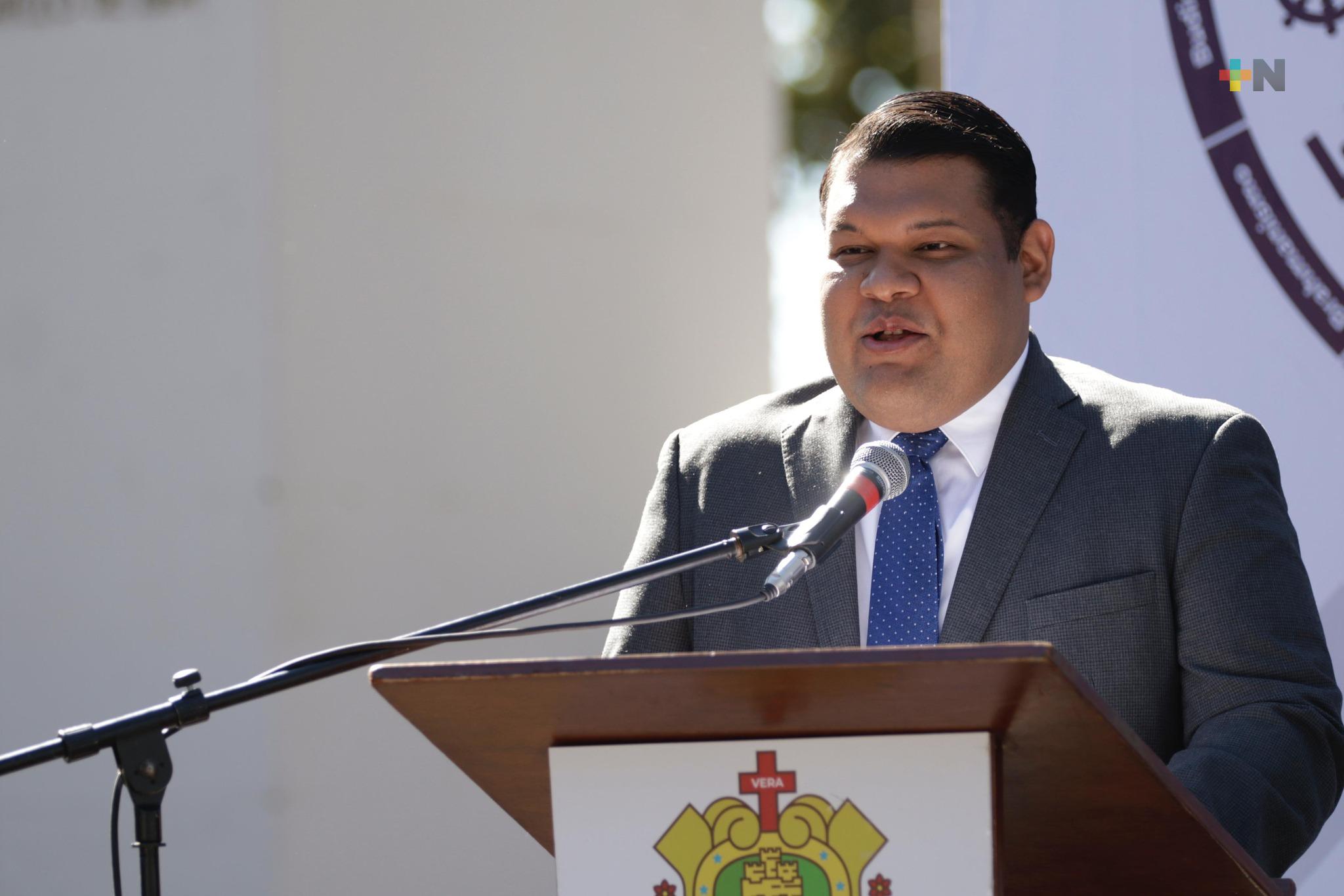 En Veracruz se privilegia el diálogo, afirma Yair Ademar Domínguez