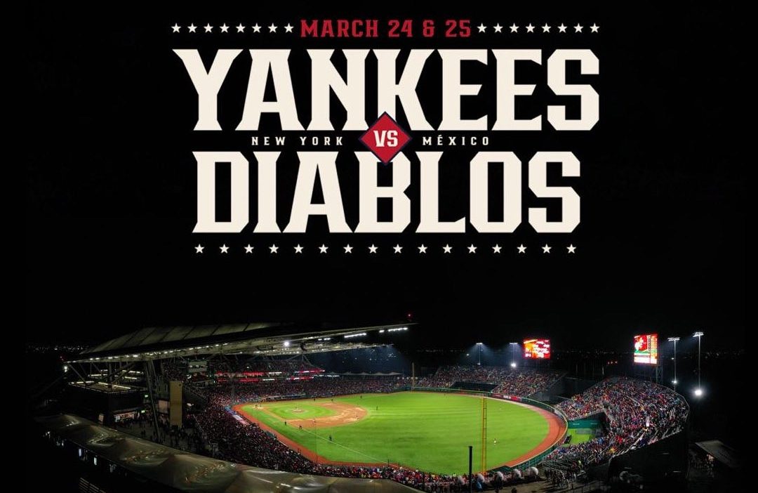 Yankees de Nueva York jugarán en México ante Diablos Rojos
