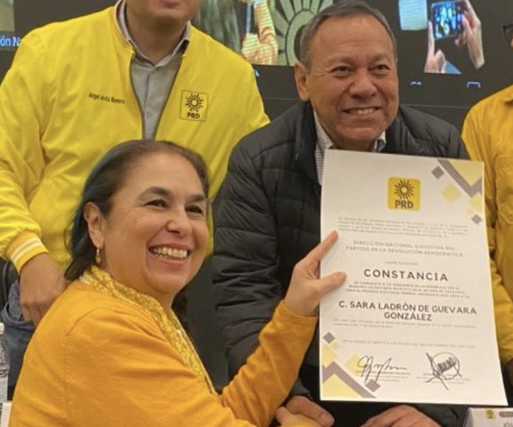 Exrectora de la UV, Sara Ladrón es candidata al Senado por el PRD