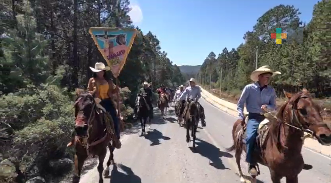 En Huayacocotla, saldo blanco en fiestas patronales en honor al Señor de la Salud