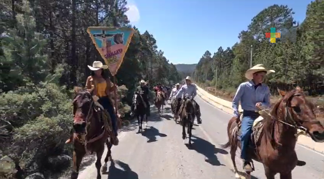 En Huayacocotla, saldo blanco  en fiestas patronales en honor al Señor de la Salud