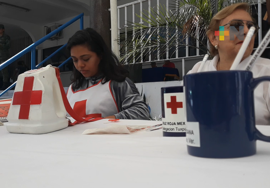 El 26 de febrero inicia colecta anual de Cruz Roja Mexicana en Tuxpan