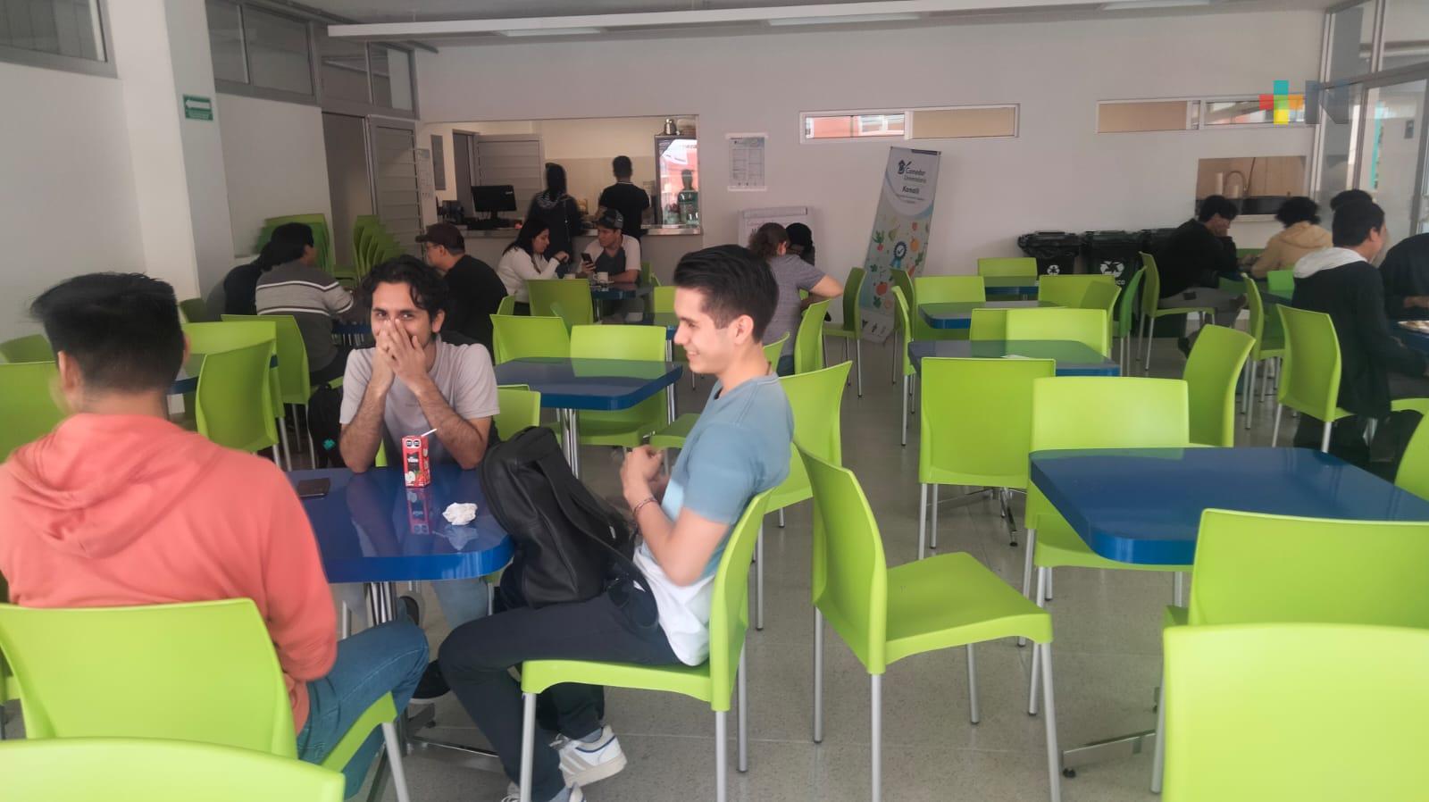 La UV cuenta con tres comedores más para estudiantes de distintas carreras