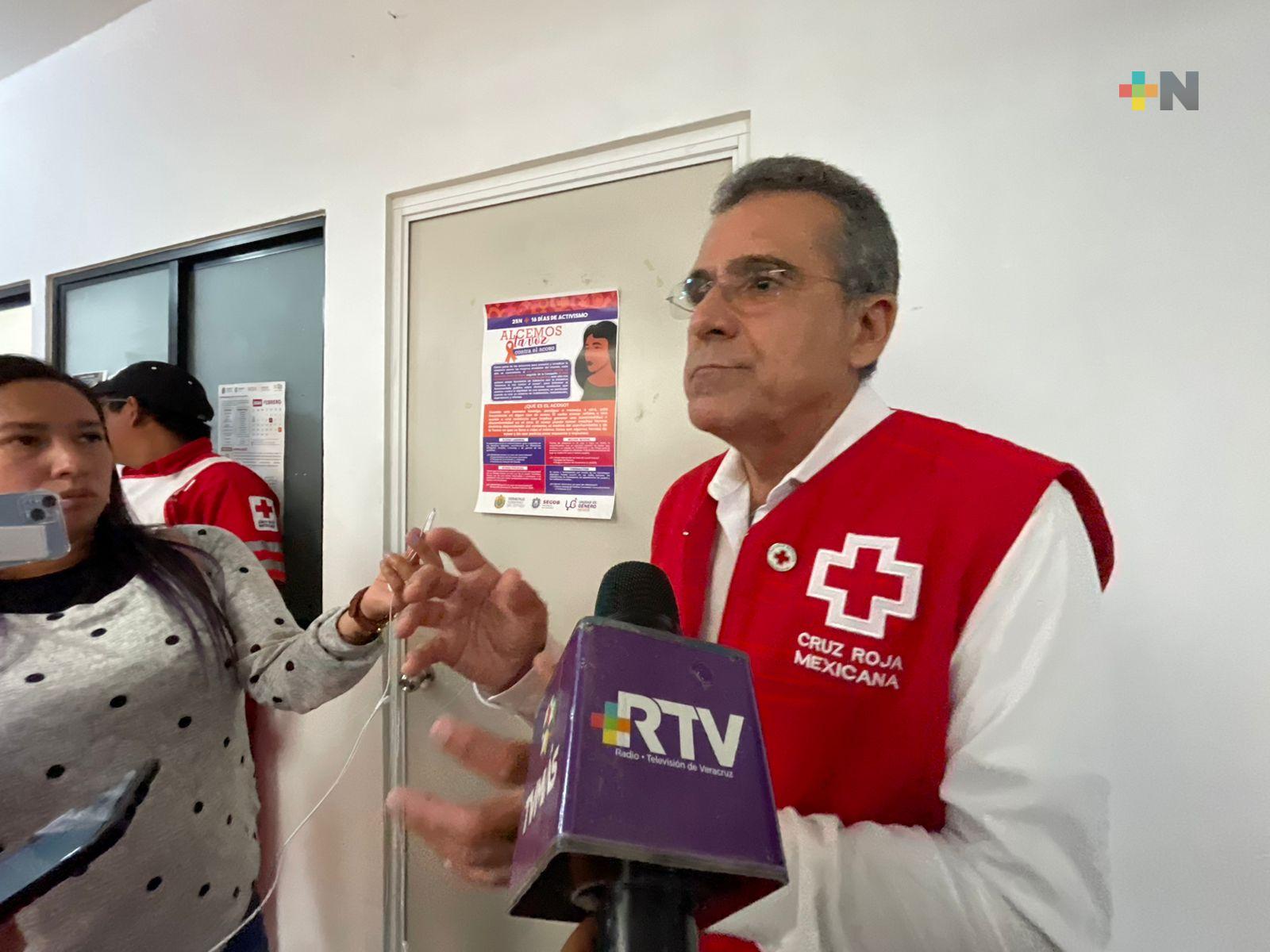 En Veracruz, 20 delegaciones de Cruz Roja serán Centros de Operaciones de Emergencia