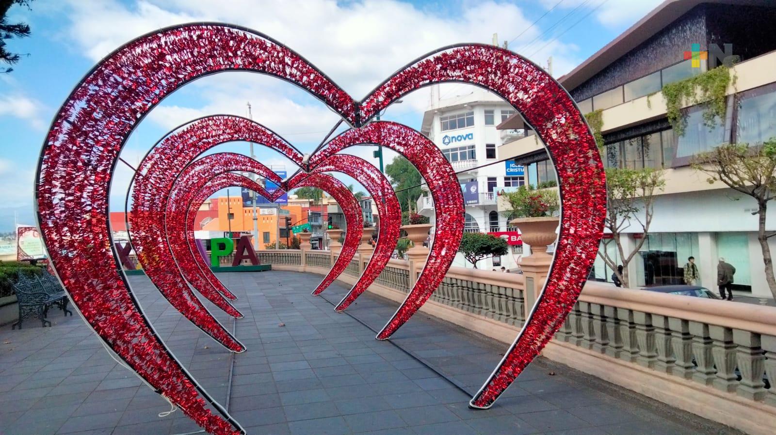 En Xalapa ya se vive la emoción del Día de San Valentín