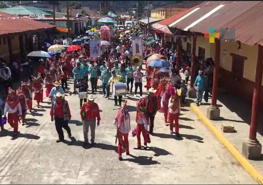 Inicia fiesta patronal en Huayacocotla