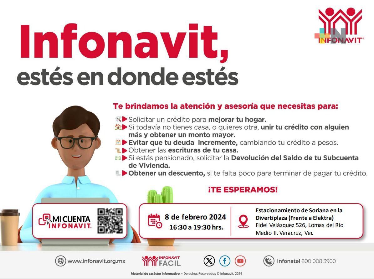 Infonavit realizará brigadas de promoción y servicios en fraccionamiento Río Medio