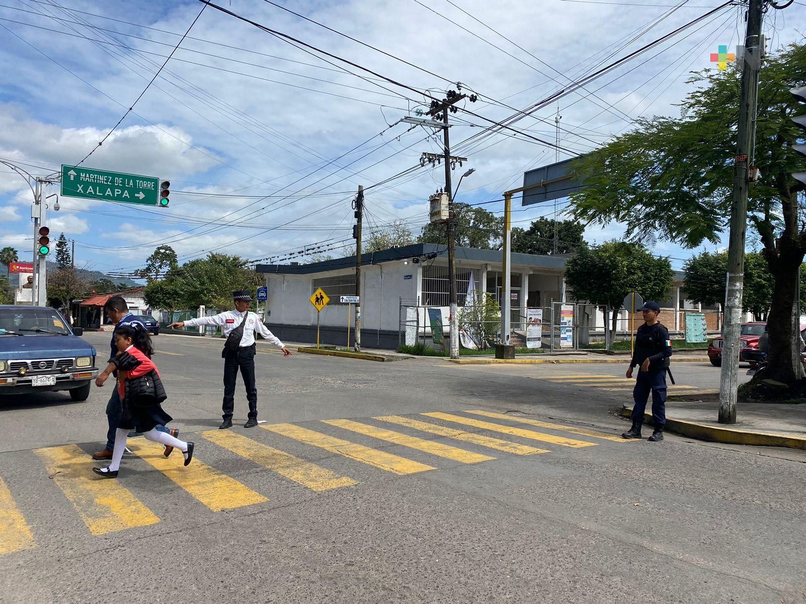 En Misantla efectúan operativos permanentes de seguridad vial y protección escolar