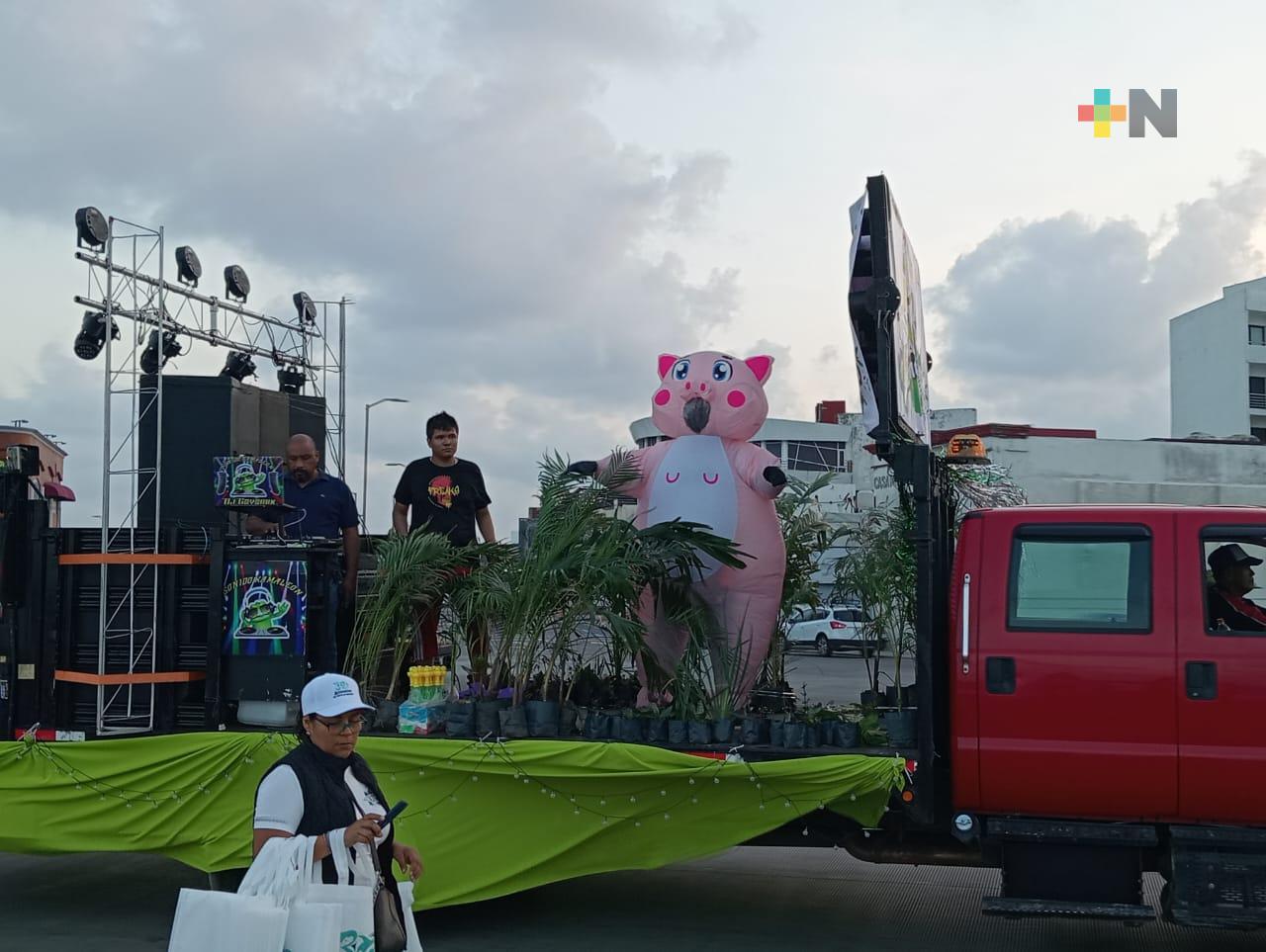 Realizan papaqui ambiental en Veracruz puerto