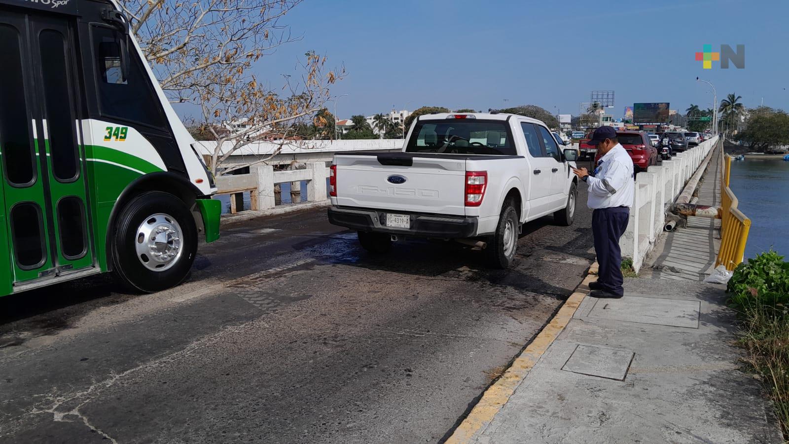 Este lunes 19 de febrero se reanudan trabajos del puente del río Jamapa