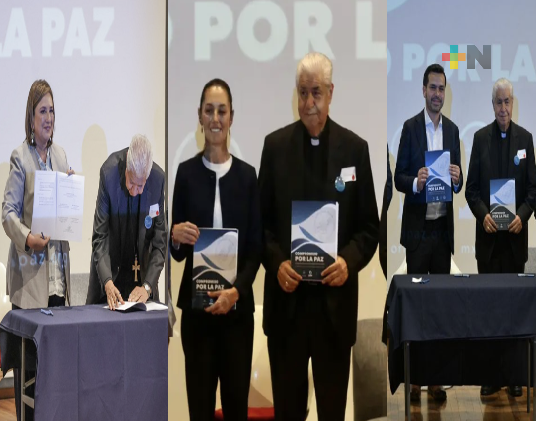 Candidatas y candidato a la presidencia de la República firmaron el «Compromiso Nacional por la Paz»