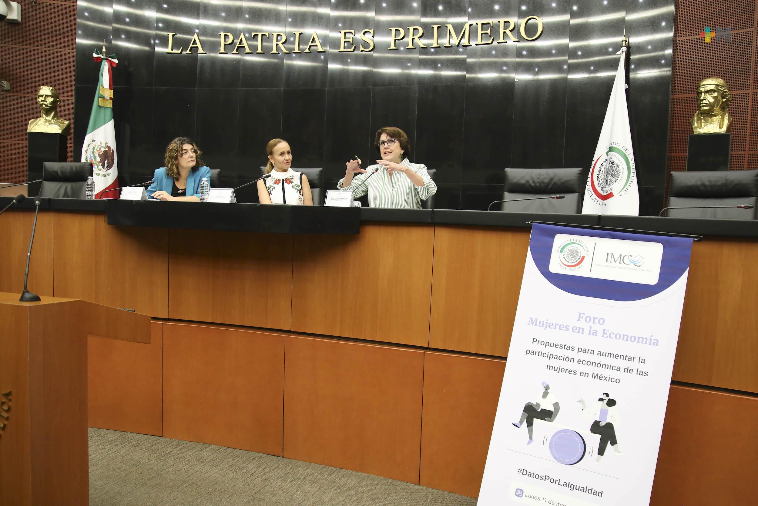 Necesario, crear políticas públicas para garantizar acceso de mujeres en economía: Senado
