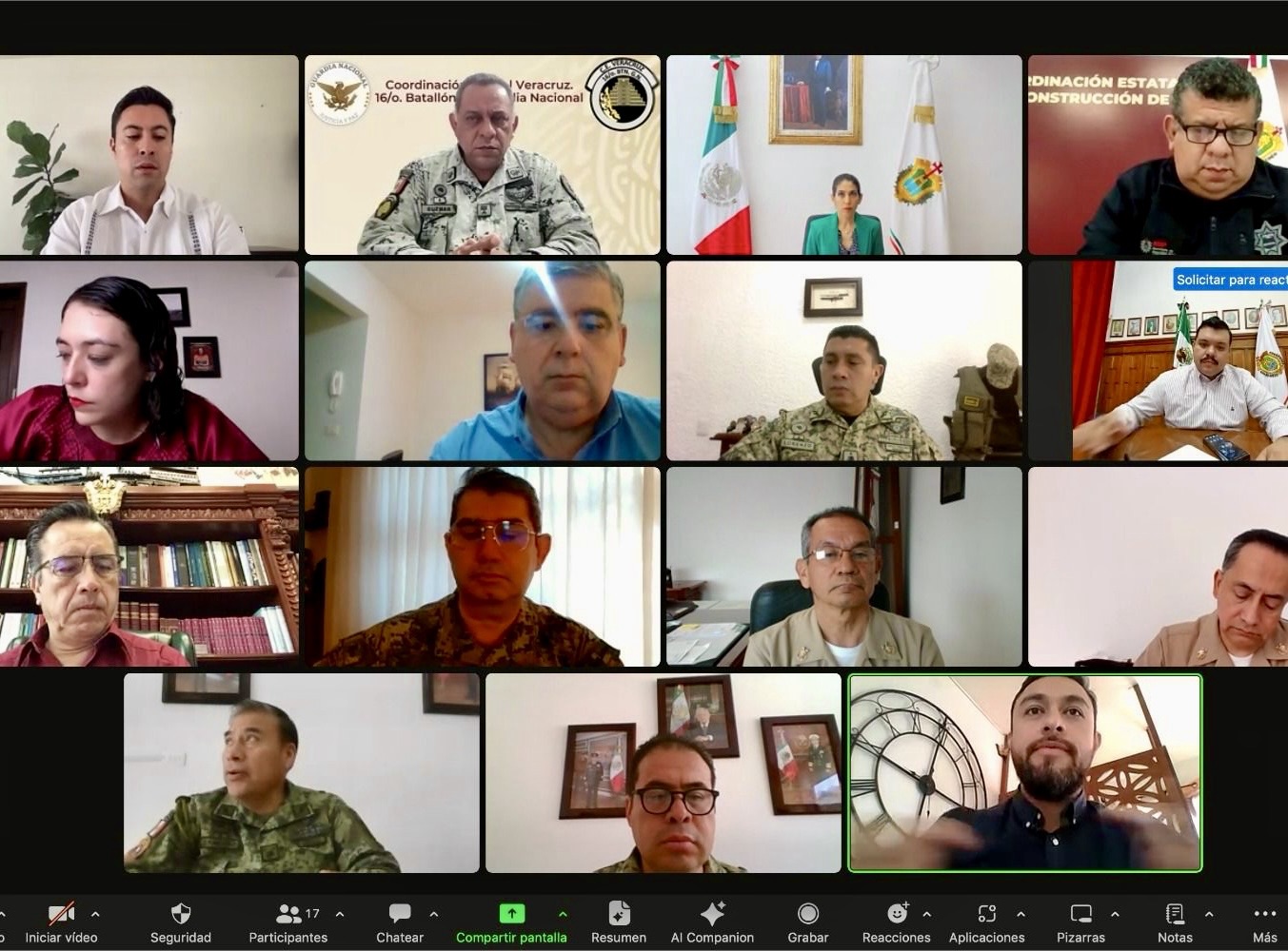 FGE participa de forma virtual en Mesa de Coesconpaz