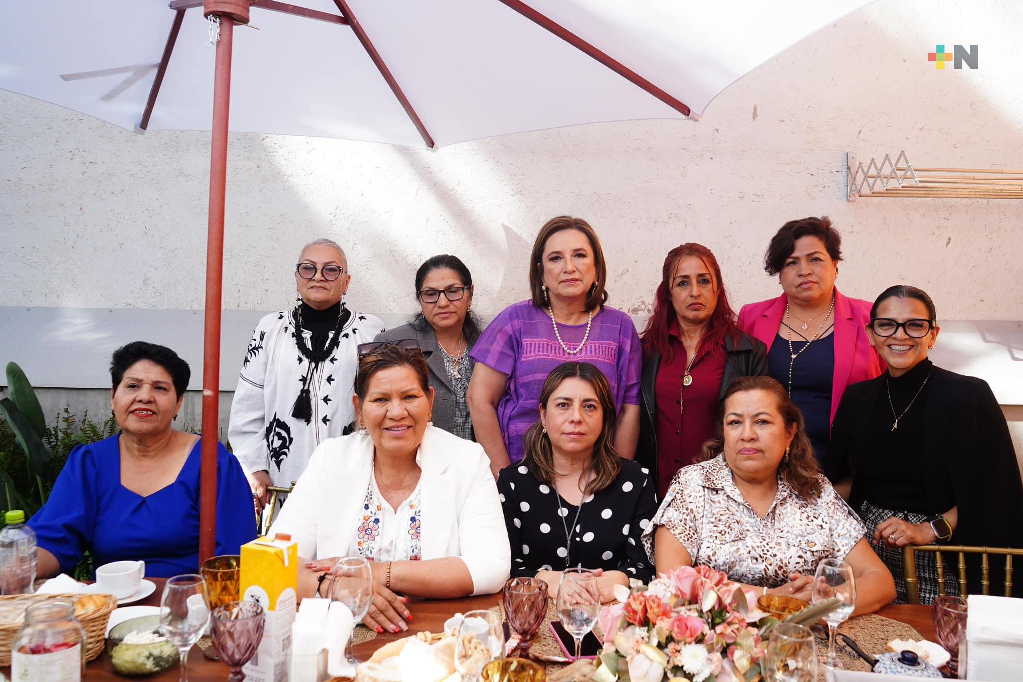 Xóchitl Gálvez promete que las mujeres contarán con apoyos