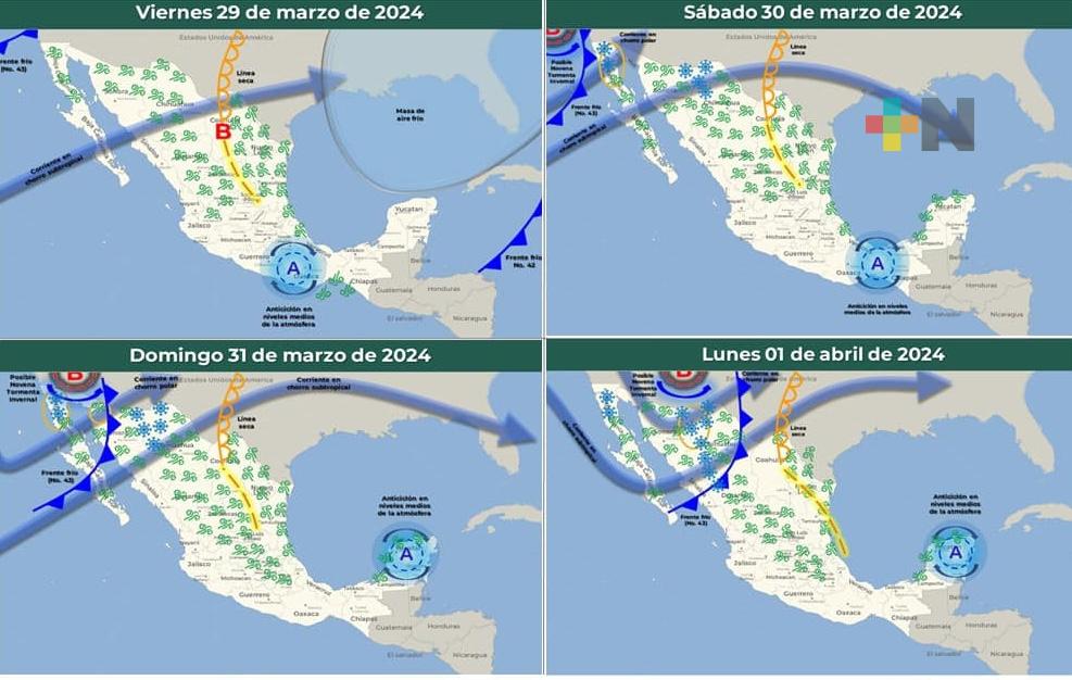 CNPC emite medidas de autocuidado por arribo de tormenta invernal en norte del país