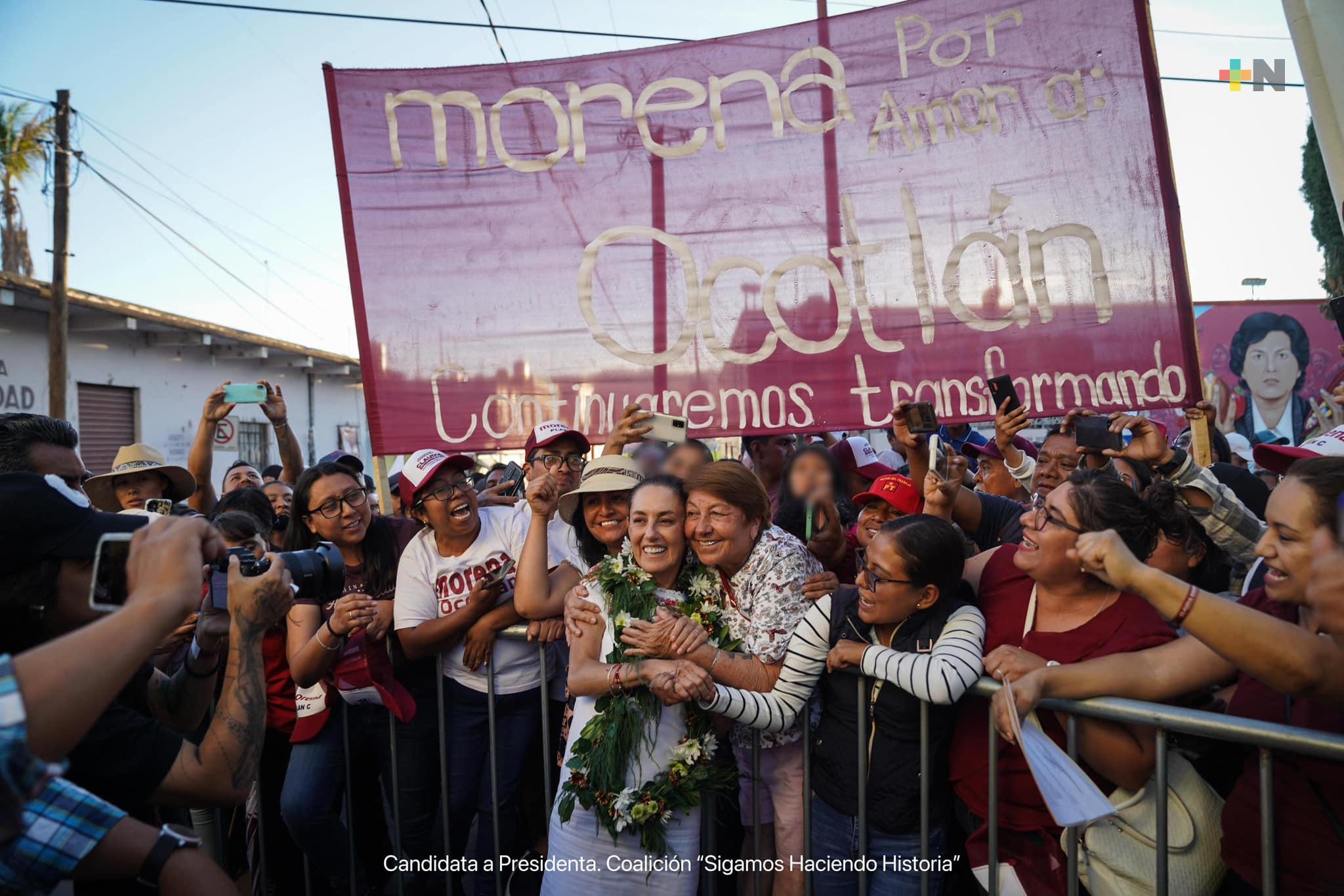 Claudia Sheinbaum se compromete en Oaxaca a detonar con obras y desarrollo al estado