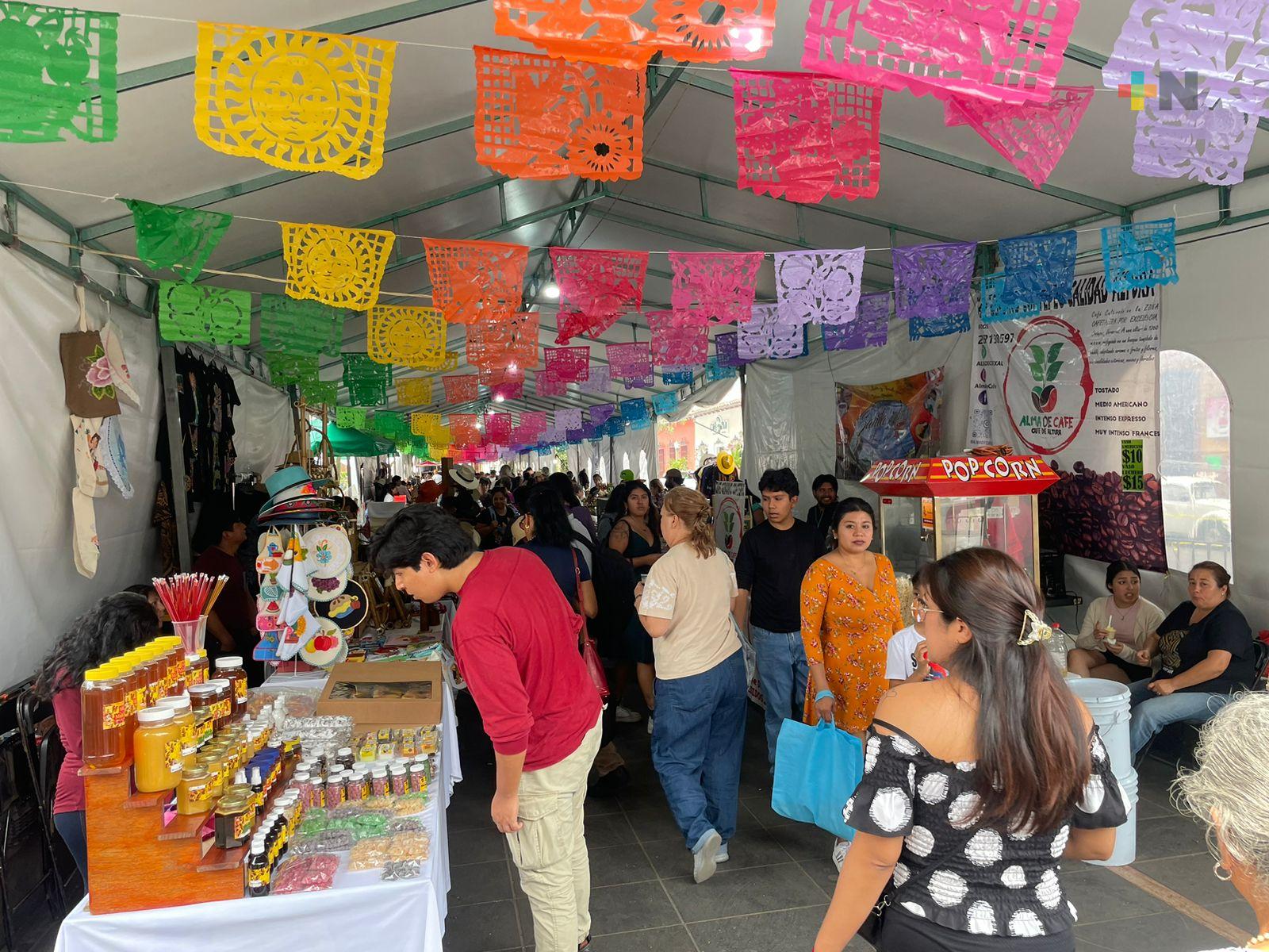 Artesanos reportaron altas ventas en Festival Orgullo Veracruzano en Coatepec